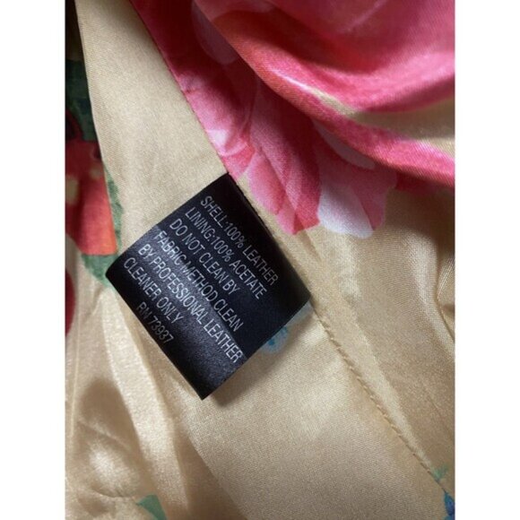 John Carlisle Orange Suede Leather Jacket XS - Picture 3 of 9